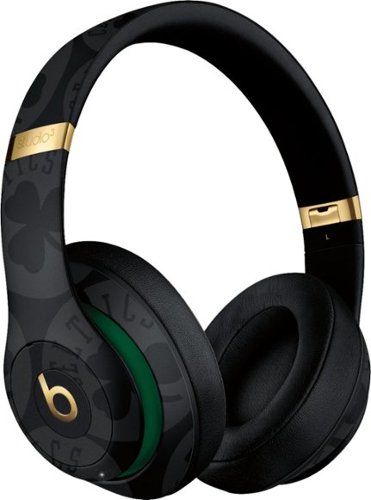 Beats - Geek Squad Certified Refurbished Studio³ Wireless Noise Cancelling Headphones - NBA Collection - Celtics Black