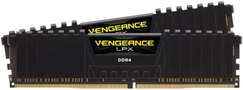 CORSAIR - VENGEANCE LPX 32GB (2x16GB) DDR4 3200MHz C16 UDIMM Desktop Memory - Black