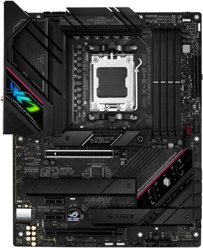 ASUS - ROG STRIX B650E-F GAMING WIFI (Socket AM5) AMD B650E ATX DDR5 Wi-Fi 6E Motherboard - Black